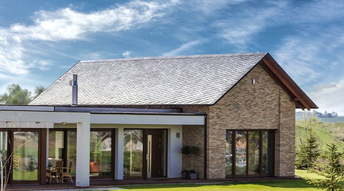 Staroniemieckie krycie dachu z łupka